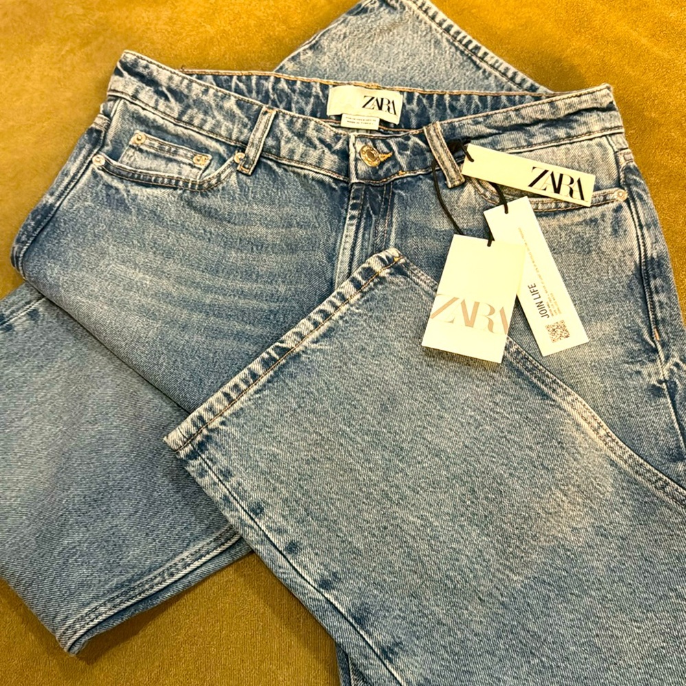 NWT Kaia x Zara Straight Jeans
